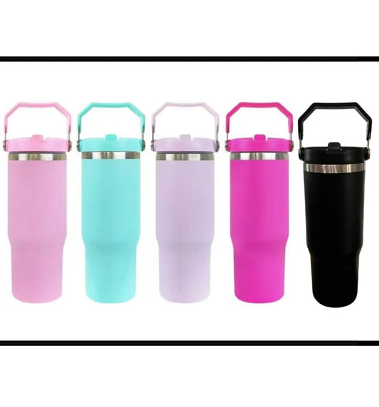 30 oz Flip Straw Tumbler