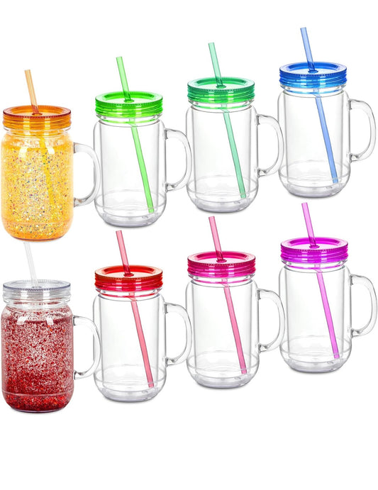 Snowglobe Mason Jars